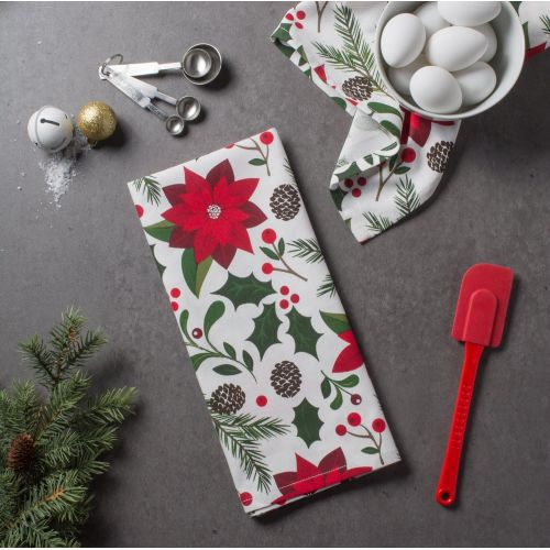  DII Woodland Christmas Kitchen Collection, Dishtowel Set, 2 Piece