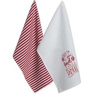 DII 100% Cotton 18x28 Christmas Holiday Dish Towels Set of 2-Tinsel in a Tangle