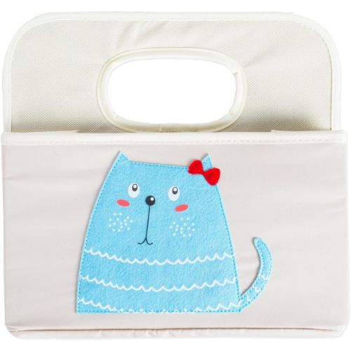  DII CAMZ37546 Nursery Storage Caddy for Diapers & Changing Supplies (11 x 10 x 10), Kitty