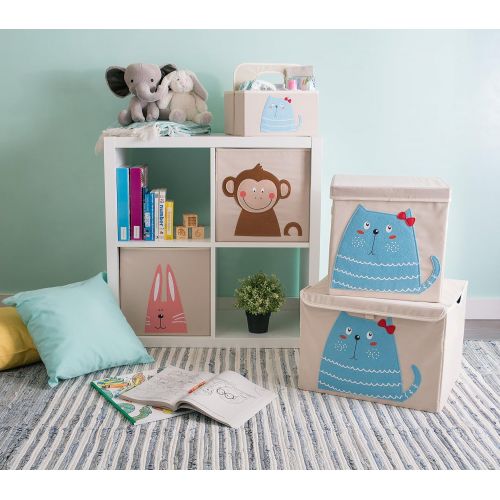  DII CAMZ37546 Nursery Storage Caddy for Diapers & Changing Supplies (11 x 10 x 10), Kitty