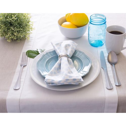  DII 100% Cotton, Chambray Tablecloth, Everyday Basic, Seats 4 to 6 People, 60x84, Natural: Kitchen & Dining