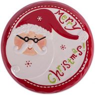 DII Winter Season Dishware Holiday Baking, 11.2 x 4.5, Santa Cake Stand