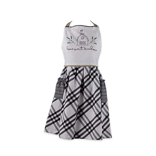  DII Home Sweet Farmhouse Kitchen Textiles Collection Stylish and Functional for Everyday Use, Apron: Kitchen & Dining