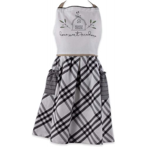  DII Home Sweet Farmhouse Kitchen Textiles Collection Stylish and Functional for Everyday Use, Apron: Kitchen & Dining