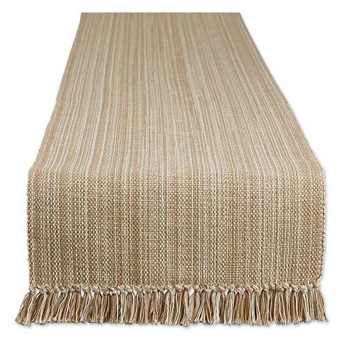  [아마존베스트]DII Varigated Tabletop Collection, Table Runner, 13x72, Taupe