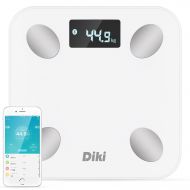 Body Fat Scales DIKI Bluetooth Body Weight Scale with iOS and Android Devices, Accurate Health Metrics, Body Composition Analyzer,Smart Wireless Digital Bathroom Scale for 8 Body M