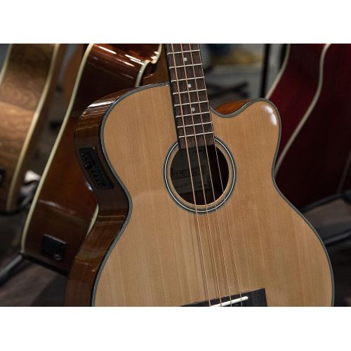  [아마존베스트]Dimavery AB-450 Acoustic-Bass, nature Guitar