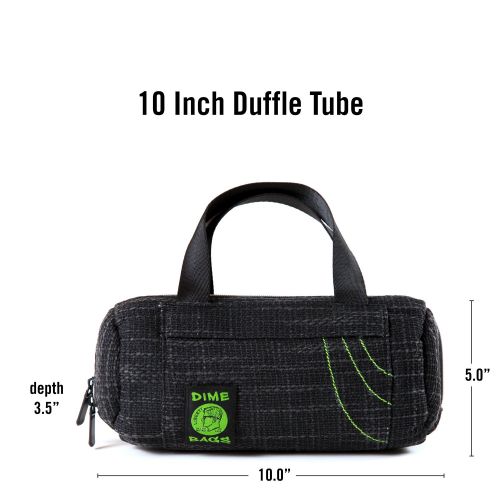  DIME BAGS 10 in Padded Duffle Tube | Discreet, Padded Case for Pipes/Pieces (Magenta)
