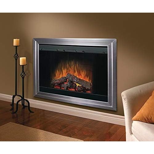  Dimplex BF45DXP 45-Inch Deluxe Built-In Electric Firebox with Resin Logs and Brick Backing