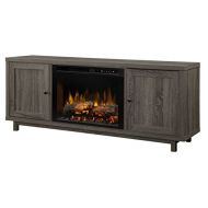DIMPLEX Jesse TV Stand Electric Fireplace, 120V, 1500W, 12.5 Amps, Iron Mountain Grey