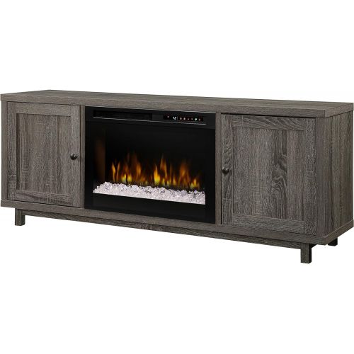  Dimplex Jesse TV Stand Electric Fireplace (Model: GDS26G8-1908IM), 120V, 1500W, 12.5 Amps, Iron Mountain Grey