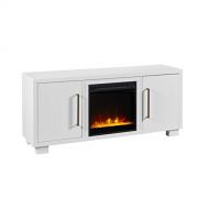 DIMPLEX Shelby Electric Fireplace, One Size, White