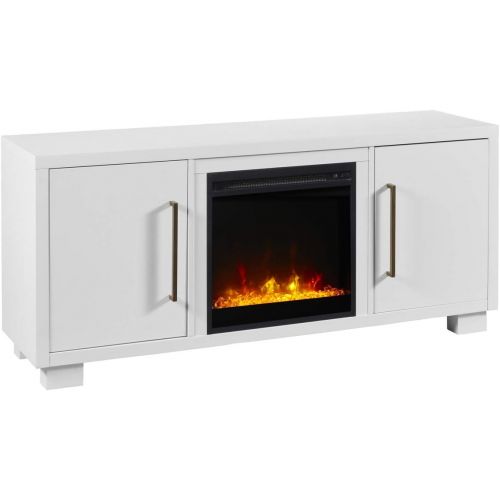  DIMPLEX Shelby Electric Fireplace, One Size, White