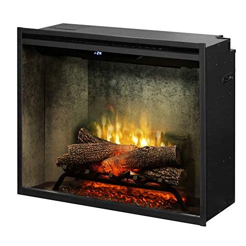  Unknown Dimplex RBF30WC Revillusion 8794 BTU / 2575W 30 Inch Wide Built-in Vent-Free Electric Fireplace with Weathered Concrete Interior and Remote Control