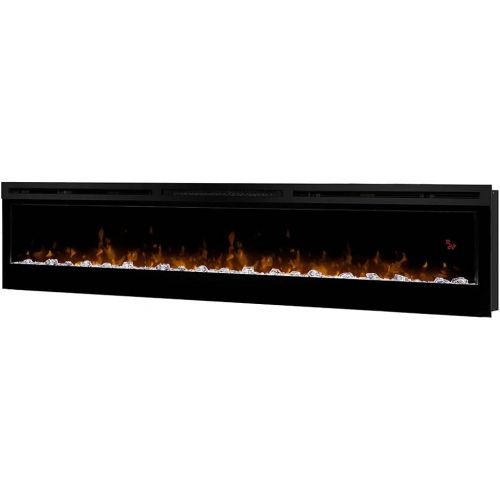  Dimplex Prism 74 Electric Fireplace & Driftwood Log Kit - Black, BLF7451 & LF74DWS-KIT