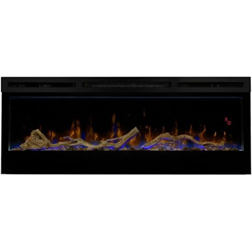  Dimplex Prism 50 Electric Fireplace & Driftwood Log Kit - Black, BLF5051 & LF50DWS-KIT