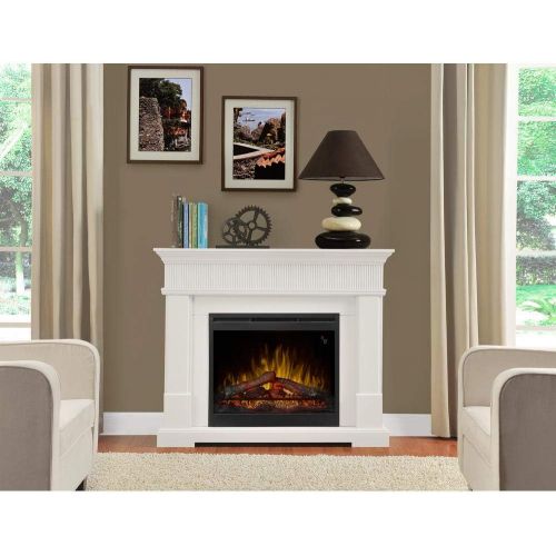  DIMPLEX Jean Mantel Electric Fireplace White/1500