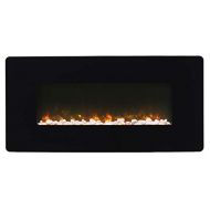 DIMPLEX Winslow 35 Wall-Mount Electric Fireplace, Model: SWM3520, 120V, 1400W, 11.7Amps, Black