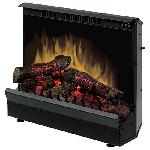  Dimplex Deluxe 23 Electric Fireplace Insert, Model: DFI2310, 120V, 1375W, 12.5 Amps, Black