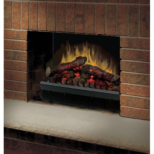  Dimplex Deluxe 23 Electric Fireplace Insert, Model: DFI2310, 120V, 1375W, 12.5 Amps, Black