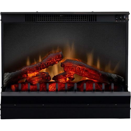  Dimplex Deluxe 23 Electric Fireplace Insert, Model: DFI2310, 120V, 1375W, 12.5 Amps, Black