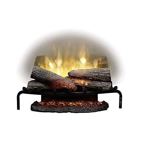  DIMPLEX Revillusion 25 Plug-In In Electric Fireplace Log Set Model: RLG25), 120V, 1500W, 12.5 Amps Black