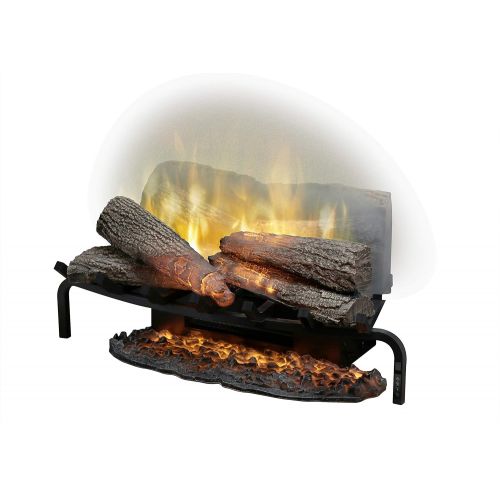  DIMPLEX Revillusion 25 Plug-In In Electric Fireplace Log Set Model: RLG25), 120V, 1500W, 12.5 Amps Black