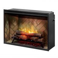 DIMPLEX NORTH AMERICA REVILLUSION Electric Fireplace Gloss Black