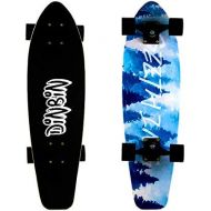 DINBIN Cruiser Skateboard Complete Highly 7 Layer Canadian Maple Wood 28 Inch Cruiser Boards for Kids Teens and Adult