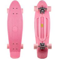 DINBIN Complete Highly Flexible Plastic Cruiser Nickel Board 27 Inch Skateboards for Teens or Professional with High Rebound PU Wheels