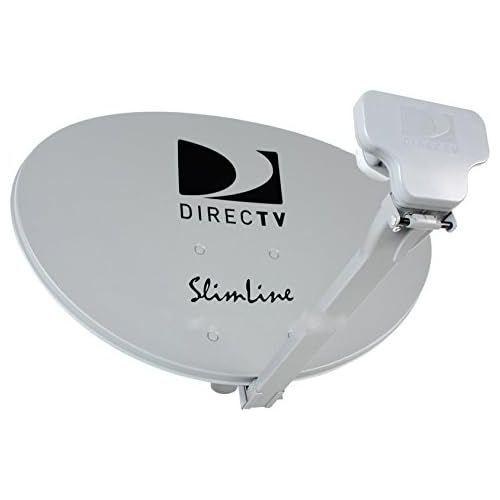  4 KIT SWM DIRECTV KAKU HD SL3 SLIMLINE MPEG4 3 LNBF COMPLETE DISH ANTENNAS WPOWER SUPPLY 4 4WAY SPLITTERS