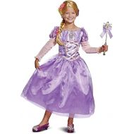 Disguise Disney Princess Rapunzel Tangled Deluxe Girls' Costume Purple, X-Small/(3T-4T)