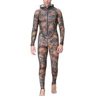 DIVE & SAIL Men Camo Wetsuit UV Protection Rash Guard Dry Fast Diving Suit for Snorkeling