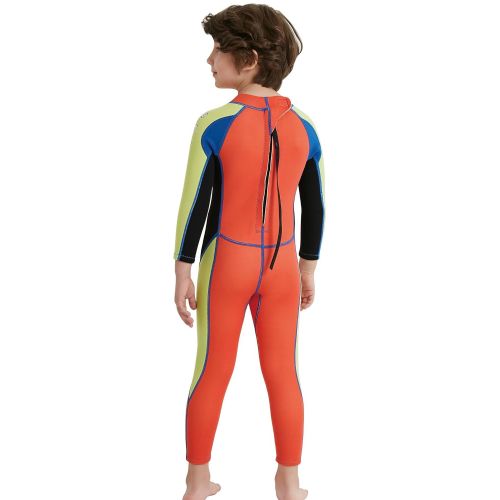 DIVE & SAIL Kids Wetsuit 2.5mm Neoprene Keep Warm for Diving Swimming Canoeing UV Protection