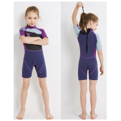  DIVE & SAIL Kids 2.5mm Warm Wetsuit One Piece UV Protection Shorty Suit