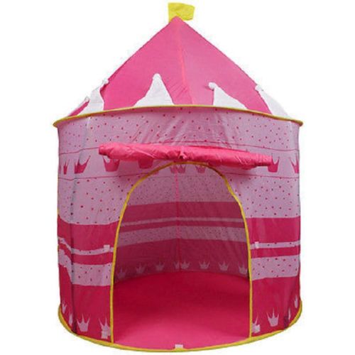  DIY Creations Play Tent 2-in-1 Tunnel Boy Girl Princess Indoor Outdoor Cubby Pop Up House Party
