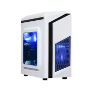 DIYPC DIY-F2-W White SPCC Steel MicroATX Mini Tower Computer Case