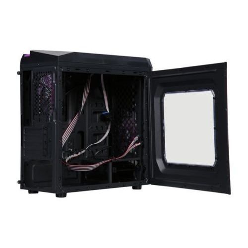  DIYPC DIY-F2-P BlackPurple SPCC MicroATX Mini Tower Computer Case