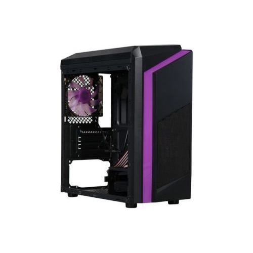  DIYPC DIY-F2-P BlackPurple SPCC MicroATX Mini Tower Computer Case