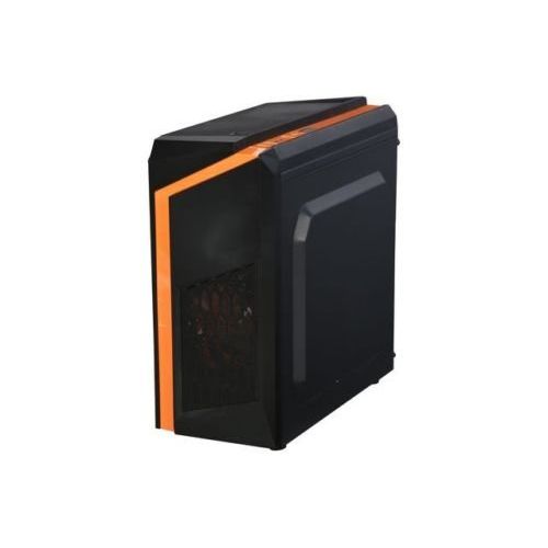  DIYPC DIY-F2-O BlackOrange USB 3.0 Micro-ATX Mini Tower Gaming Computer Case w