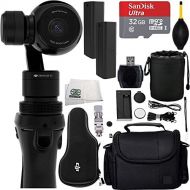 DJI Osmo Handheld 4K Camera and 3-Axis Gimbal 32GB Bundle 7PC Accessory Kit. Includes SanDisk Ultra 32GB MicroSDHC Class 10 UHS Memory Card + DJI Osmo Intelligent Battery + MORE