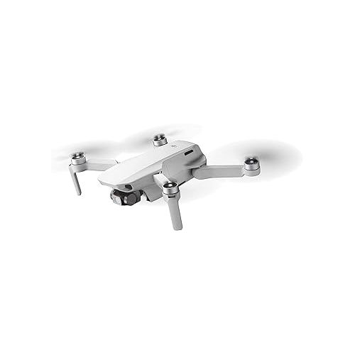 디제이아이 DJI Mini 2 - Ultralight and Foldable Drone Quadcopter, 3-Axis Gimbal with 4K Camera, 12MP Photo, 31 Mins Flight Time, OcuSync 2.0 10km HD Video Transmission, QuickShots, Gray