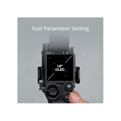 디제이아이 DJI RS 3, 3-Axis Gimbal for DSLR and Mirrorless Camera Canon/Sony/Panasonic/Nikon/Fujifilm, 3 kg (6.6 lbs) Payload, Automated Axis Locks, 1.8