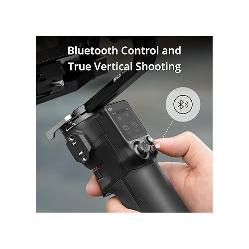 디제이아이 DJI RS 3 Mini, 3-Axis Mirrorless Gimbal Lightweight Stabilizer for Canon/Sony/Panasonic/Nikon/Fujifilm, 2 kg (4.4 lbs) Tested Payload, Bluetooth Shutter Control, Native Vertical Shooting