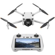 DJI Mini 3 (DJI RC) , Lightweight 3x Mechanical Gimbal Mini Camera Drone with 4K HDR Video, 38-min Flight Time, up to 32800ft (10km) Video Transmission, Vertical Shooting, GPS Auto Return Integrated