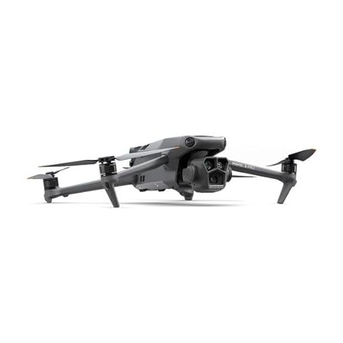 디제이아이 DJI Mavic 3 Pro Drone with Fly More Combo DJI RC, Flagship Triple-Camera Drone with 4/3 CMOS Hasselblad Camera, with 3 Batteries, Charging Hub, 128 GB Micro SD Card Landing Pad, Waterproof Backpack and More