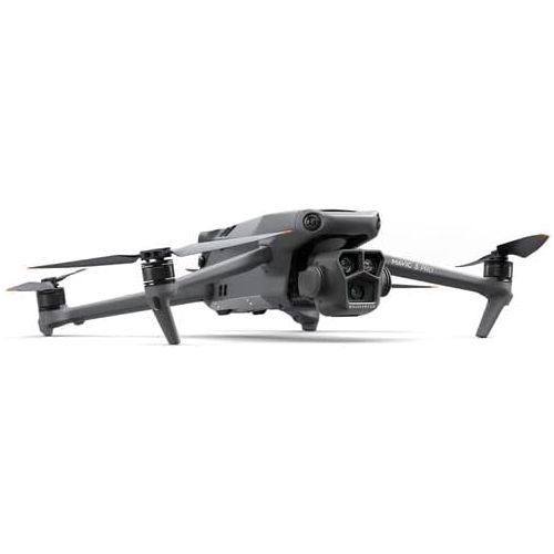 디제이아이 DJI Mavic 3 Pro Drone with Fly More Combo DJI RC, Flagship Triple-Camera Drone with 4/3 CMOS Hasselblad Camera, with 3 Batteries, Charging Hub, 128 GB Micro SD Card Landing Pad, Waterproof Backpack and More