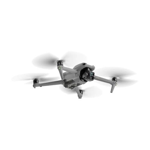 디제이아이 DJI Air 3 Fly More Combo Drone with DJI RC 2 Screen Remote Drone with 4K HDR, 46-Min Max Flight Time, 48MP Bundle with 128 GB Micro SD Card, 3.0 USB Card Reader, Landing Pad, Waterproof Backpack and More