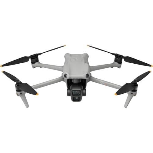 디제이아이 DJI Air 3 Fly More Combo Drone with DJI RC 2 Screen Remote Drone with 4K HDR, 46-Min Max Flight Time, 48MP Bundle with 128 GB Micro SD Card, 3.0 USB Card Reader, Landing Pad, Waterproof Backpack and More