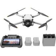 DJI Mini 4 Pro Fly More Combo Plus with DJI RC 2, Mini Drone with 4K HDR Video, 3 Intelligent Flight Battery Plus for up to 135 Mins Flight Time, Smart Return to Home, Drone with Camera for Beginners